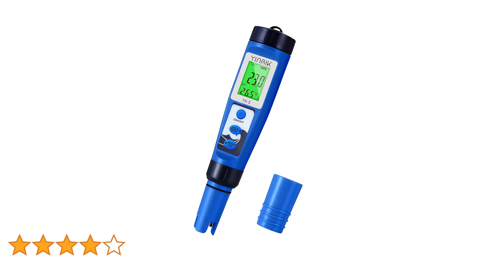 Amazon | YINMIK pH測定器 5in1 pHメーター EC TDSメーター 塩分